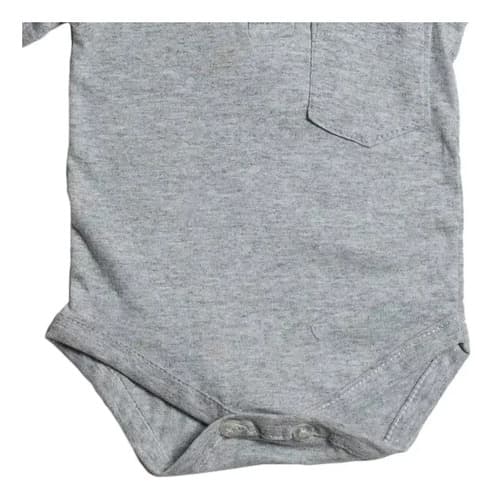 Bodys Manga Corta De Algodón Con Cuello Chomba Lisos Bebes - imagen 18