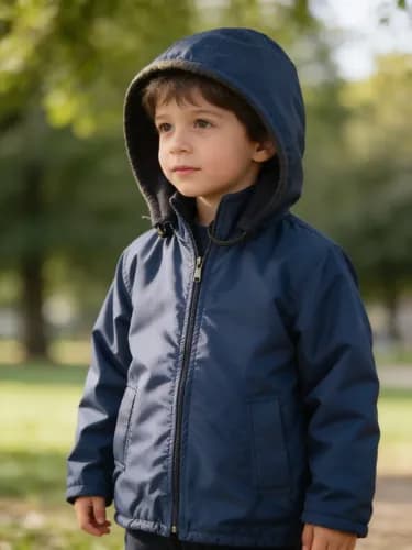 Campera Con Capucha Interior Tela Polar Niños - imagen 10