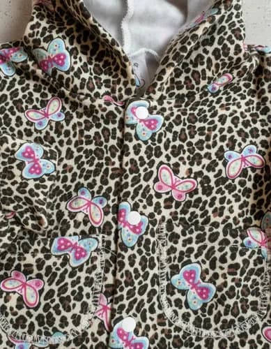 Campera/capucha De Algodón Friza Estampada Beba Botones - imagen 10