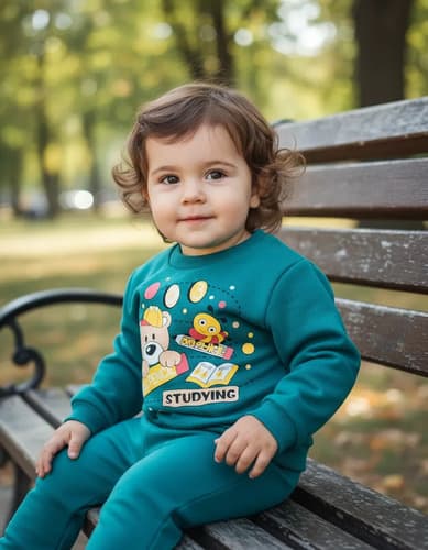 Buzo C. Redondo  Friza Estampada Y Pantalon Bebe - imagen 16
