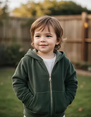 Campera De Plush Con Capucha Y Cierre Bebes - imagen 14