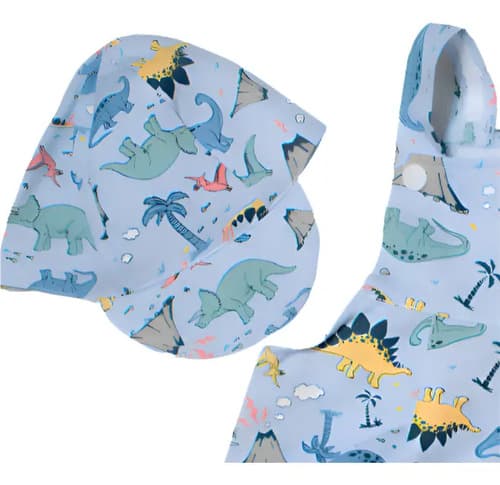 Jardinero Pañalero  De Algodón Estampado Y Gorro Para Bebes - imagen 14