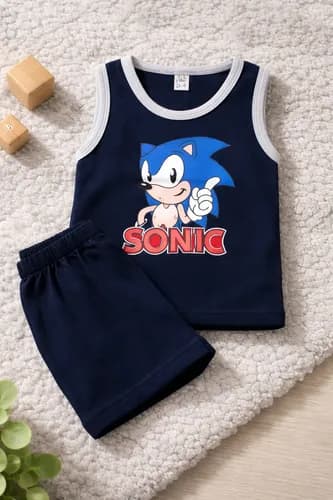 Musculosa  Y Short De Algodón Bebe - imagen 34