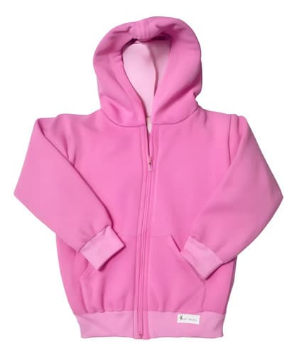 Campera De Algodon Frizado Con Capucha Para  Bebe - imagen 2