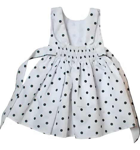 Vestido Corto Zaphira Beba Sin Manga Lazo Primavera - imagen 5