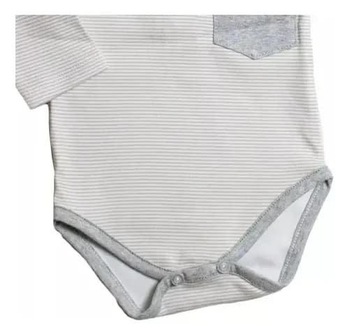 Body Zaphira De Algodon Estampado Cuello Chomba Bebes - imagen 6
