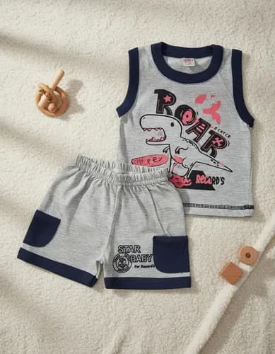 Musculosa  Y Short De Algodón Bebe - imagen 8