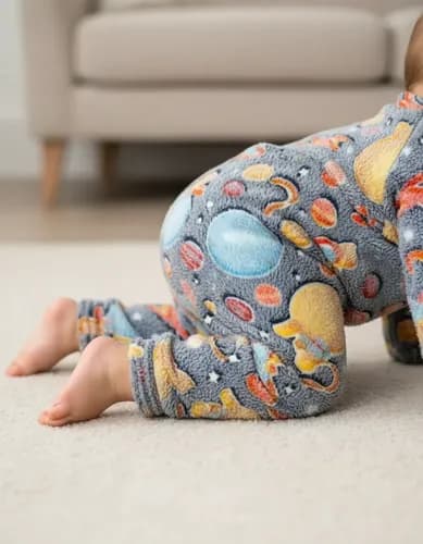 Pantalon Abrigado Para Bebe De Polar Soft Luminoso - imagen 12