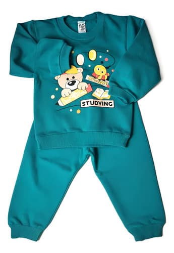 Buzo C. Redondo  Friza Estampada Y Pantalon Bebe - imagen 17