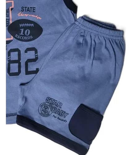 Musculosa  Y Short De Algodón Bebe - imagen 30