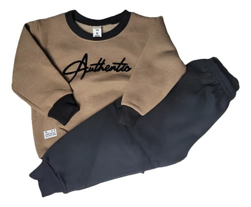Conjunto Frizado De Buzo C. Redondo Y Pantalón  Bebe - imagen 26
