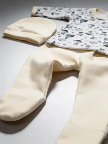 Ajuar R. Nacido Camiseta, Ranita  Gorro Algodon Estampado - imagen 11