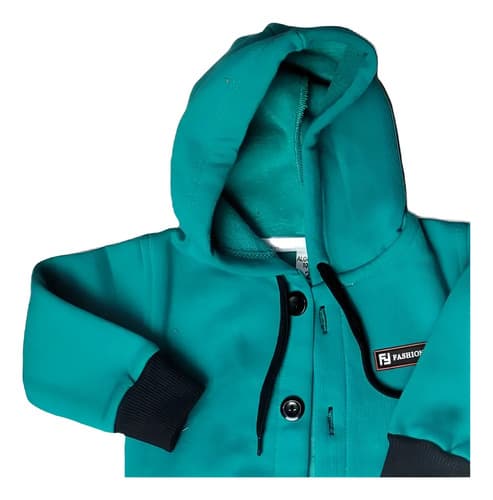 Conjunto Campera Con Capucha Y Pantalon Frisa Bebe - imagen 3