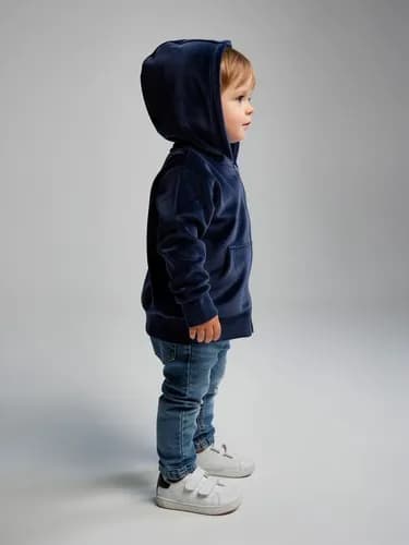 Campera Abrigada  De Plush Bifaz Peluche Para Bebes - imagen 6