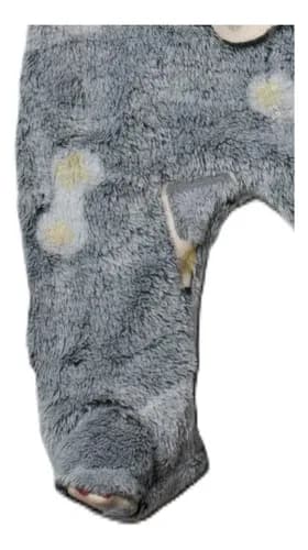 Enterito Peluche Con Capucha Orejitas Bebe - imagen 3