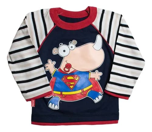 Remera M Larga Estampado H/a Y S. Bebes - imagen 7