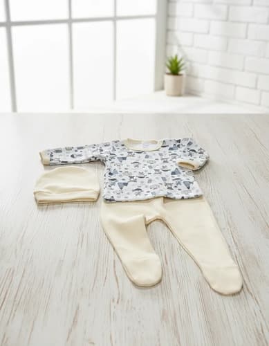 Ajuar R. Nacido Camiseta, Ranita  Gorro Algodon Estampado - imagen 27
