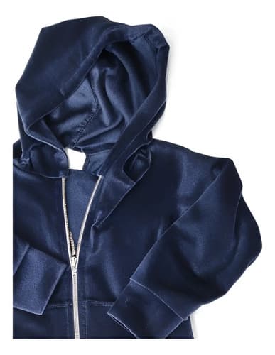 Campera De Plush Con Capucha Y Cierre Bebes - imagen 9