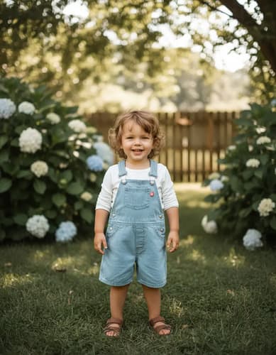 Jardinero Corto De Jeans Bebes - imagen 6