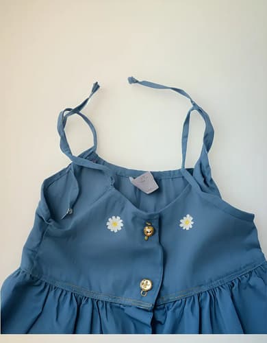 Vestido Solero Jeans Para Beba - imagen 3