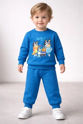 Buzo C. Redondo  Friza Estampada Y Pantalon Bebe - imagen 5