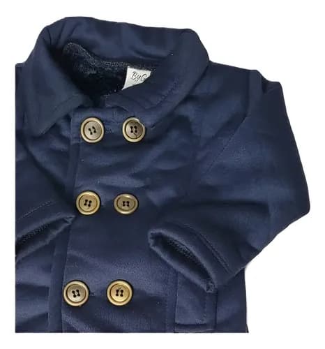 Conjunto Saco Interior Peluche Y Pantalon Jogging Friza Bebe - imagen 4