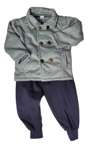 Conjunto Saco Interior Peluche Y Pantalon Jogging Friza Bebe - imagen 23