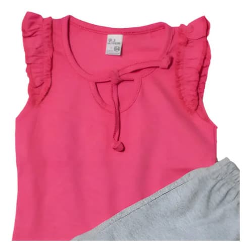 Conjunto Musculosa Y Short De Algodón Bebe - imagen 8