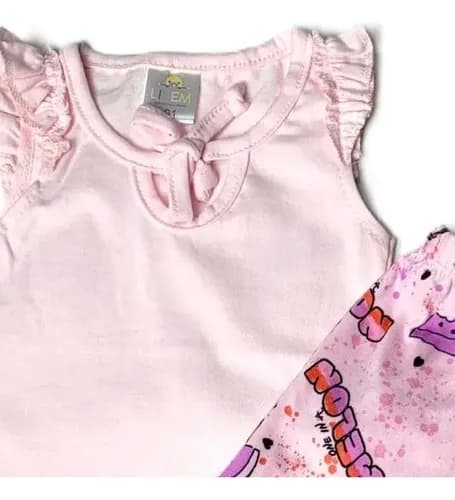 Musculosa De Algodon  Con Biker De Modal Estampado  Bebas - imagen 20