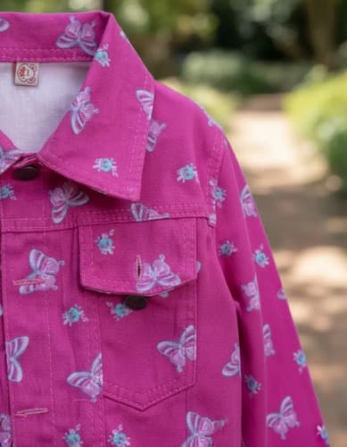 Campera De Gabardina  Estampada Beba - imagen 8