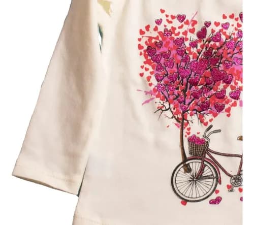 Remera M. Larga De Algodon Estampado Beba - imagen 6