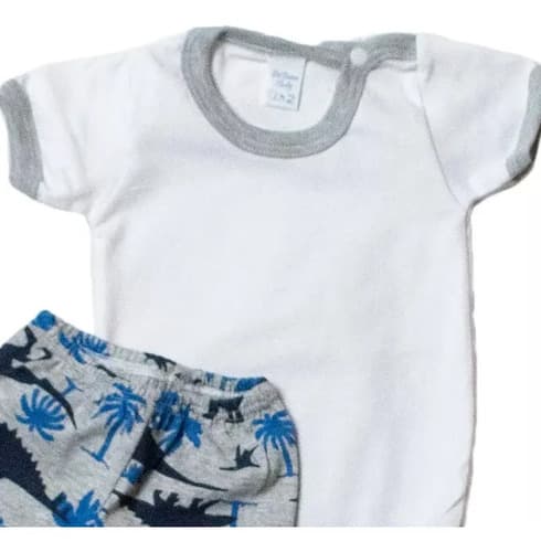 Set 2 Piezas Body Y Short De Algodón Bebes Primeras Medidas - imagen 16