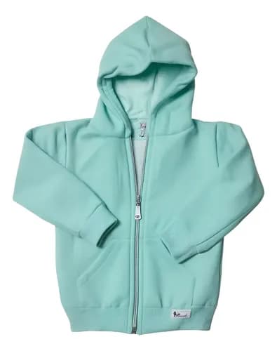 Campera De Algodon Frizado Con Capucha Para  Bebe - imagen 9