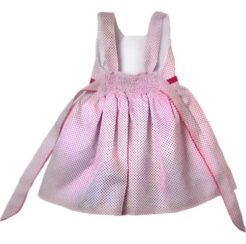 Vestido Corto Zaphira Beba Sin Manga Lazo Primavera - imagen 7
