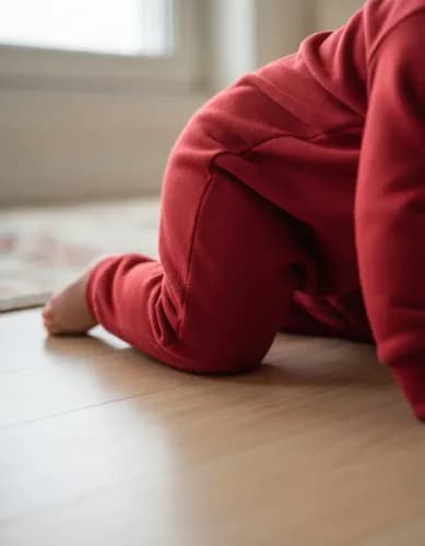 Pantalon Babucha De Algodon Frizado Con Puño Bebes - imagen 10