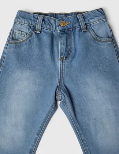 Jeans Mom Ancho Bebe Unisex - imagen 10