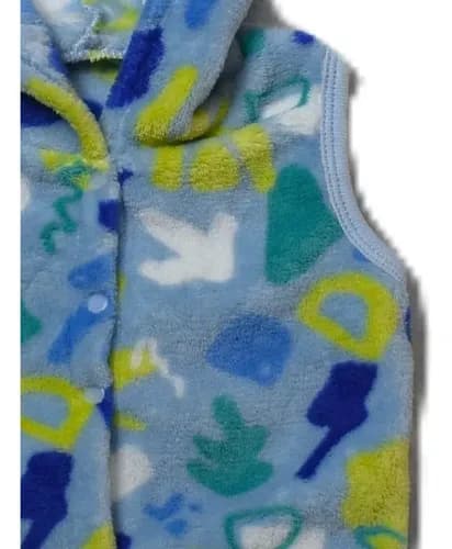 Chaleco Polar Soft Estampado Con Capucha Para Bebe - imagen 4