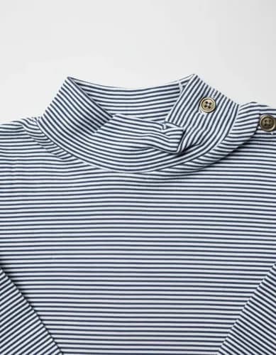 Camiseta Media Polera Est. Pintitas Y Rayas Bebe - imagen 11
