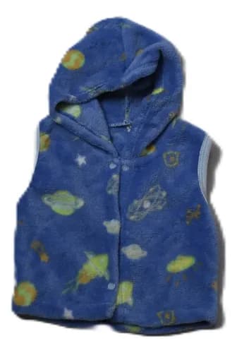 Chaleco Polar Soft Estampado Con Capucha Para Bebe - imagen 9