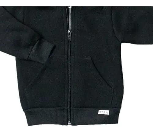 Campera De Algodon Frizado Con Capucha Para  Bebe - imagen 37