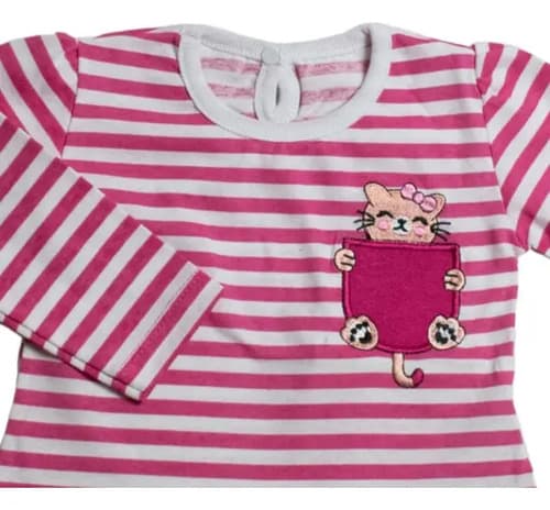 Remera M. Larga De Algodon Estampado Beba - imagen 11