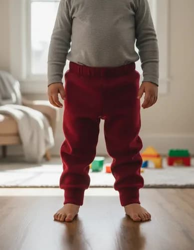 Pantalón De Tela Micro Polar Con Puño Bebes - imagen 15