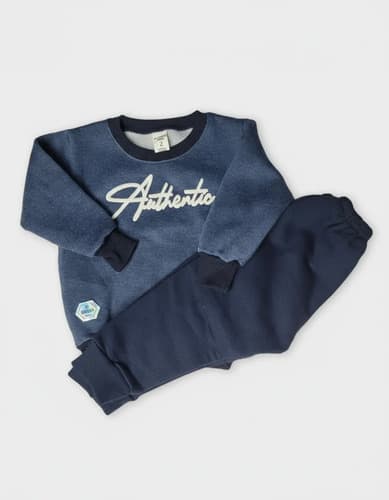 Conjunto Frizado De Buzo C. Redondo Y Pantalón  Bebe - imagen 9