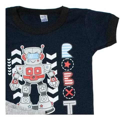 Conjuntos De Algodon Remera Manga Corta/short  Bebes - imagen 13