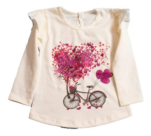 Remera M. Larga De Algodon Estampado Beba - imagen 4