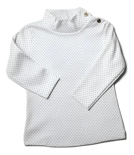 Camiseta Media Polera Est. Pintitas Y Rayas Bebe - imagen 13