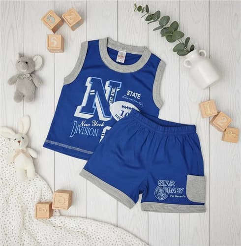 Musculosa  Y Short De Algodón Bebe - imagen 4