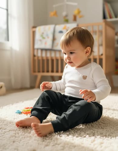 Pantalón Plush Para Bebés Cómodo Y Suave - imagen 5