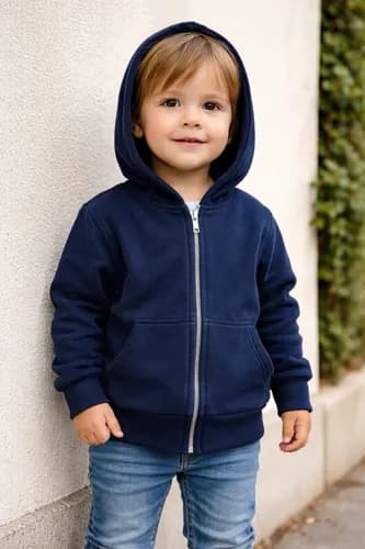 Campera Abrigada  De Plush Bifaz Peluche Para Bebes - imagen 3