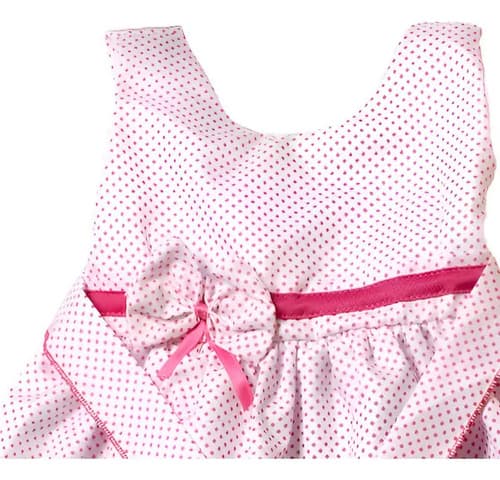 Vestido Corto Zaphira Beba Sin Manga Lazo Primavera - imagen 8